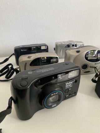 Lote 6 cámaras analógicas 35mm compactas