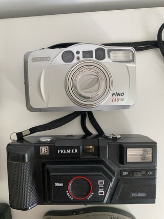 Lote 6 cámaras analógicas 35mm compactas