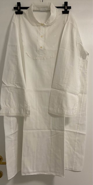 Camicia da notte vintage anni '70 cotone