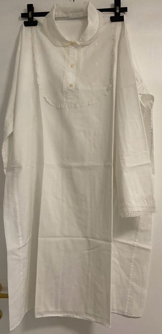 Camicia da notte vintage anni '70 cotone