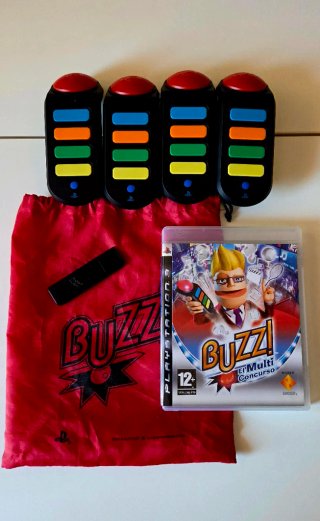 Buzz! El Multiconcurso PS3 + 4 mandos