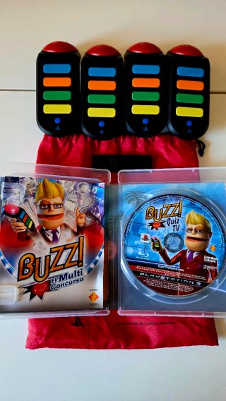 Buzz! El Multiconcurso PS3 + 4 mandos