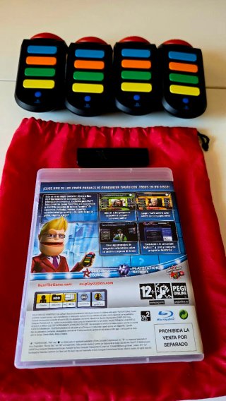 Buzz! El Multiconcurso PS3 + 4 mandos