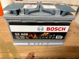 Batería Bosch S5 A08 70Ah 760A