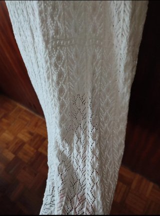 Vestido Pepe Jeans calado crema claro