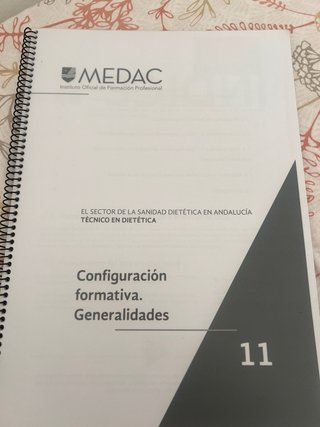 Libros de 1º dietética de MEDAC