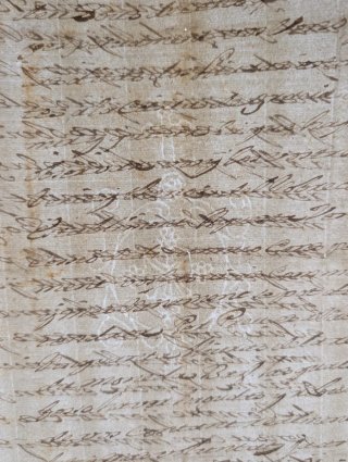 Manuscrito antiguo 1767 - Breda / Riells (Girona)