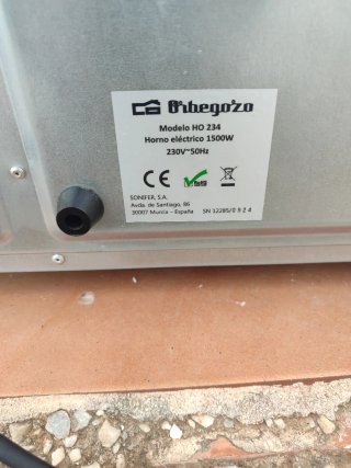 Horno Orbegozo sobremesa 1500W