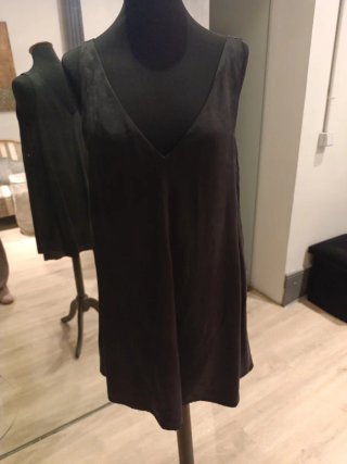 Vestido Negro de fiesta Zara