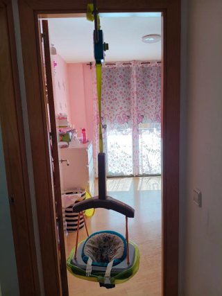 Saltador de puerta para bebé