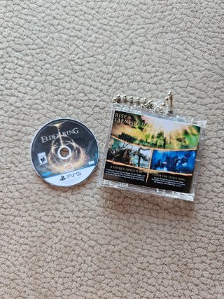 Elden Ring ps5 Mini CD NFC keychain