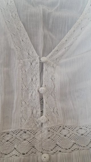 Vestido blanco largo Tintoretto