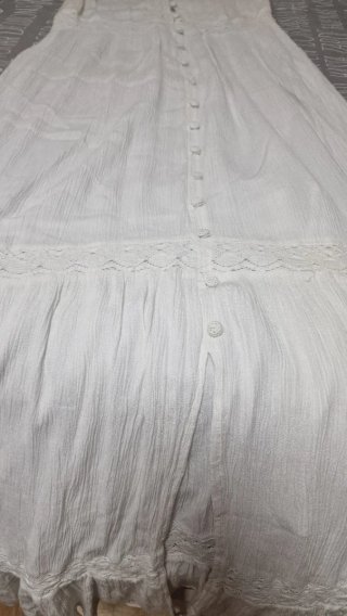 Vestido blanco largo Tintoretto