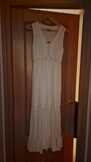 Vestido blanco largo Tintoretto