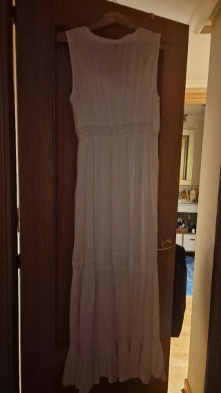 Vestido blanco largo Tintoretto