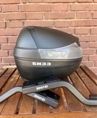 Baúl SHAD SH33 + Soporte Honda CB125F