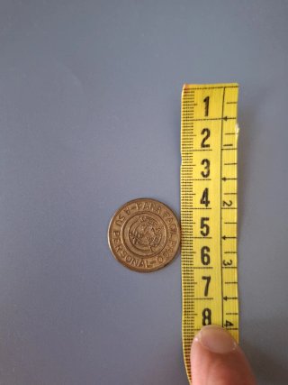 FICHA -MONEDA NAVAL 1 PESETA