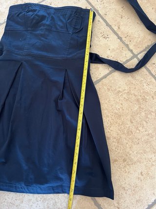 Vestito in cotone con cinta