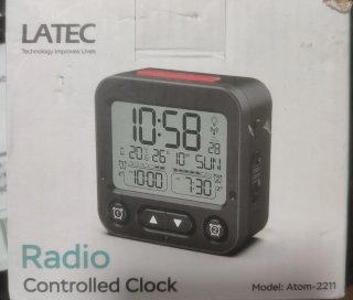 Despertador digital inalámbrico alarma dual