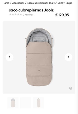 Saco Cubrepiérnas Joolz Sandy Taupe