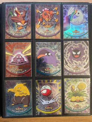 Conjunto Pokemon Topps Brilhantes Inglês