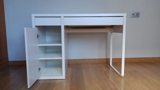 Escritorio infantil juvenil Micka blanco