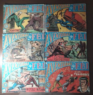 30 CÓMICS ORIGINALES DE AVENTURAS DEL FBI