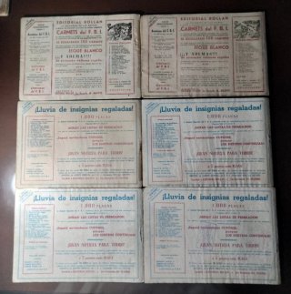 30 CÓMICS ORIGINALES DE AVENTURAS DEL FBI