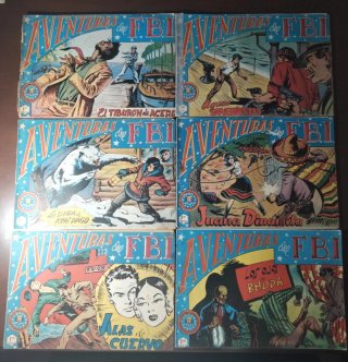 30 CÓMICS ORIGINALES DE AVENTURAS DEL FBI