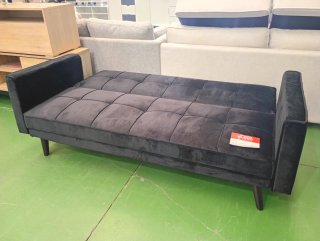 Sofá Cama Negro Terciopelo