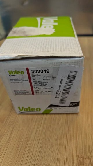 Juego 4 Pastillas Freno VALEO 302049