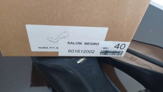 Zapatos de piel negros UNISA usados solo 1 vez.