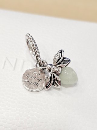 Charm Pandora Luciérnaga Brilla Oscuridad
