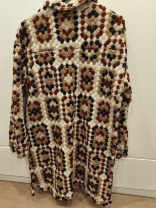 Abrigo original estilo patchwork