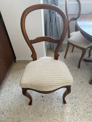Mesa de comedor redonda,extensible y 4 sillas