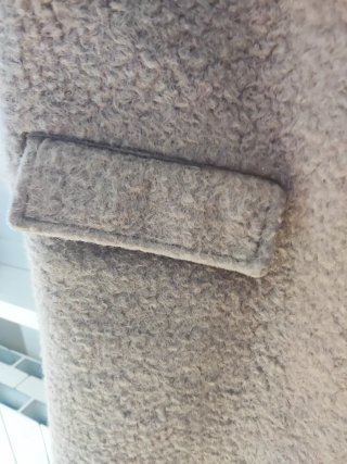 Chaleco largo Zara camel