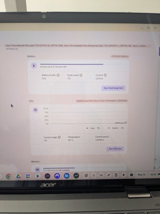 Acer Chromebook 714 Plata
