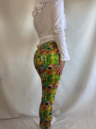 Pantalón Kimeika Estampado Tropical