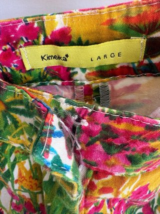 Pantalón Kimeika Estampado Tropical