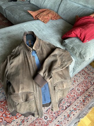 Chaqueta piloto G1 cuero auténtico