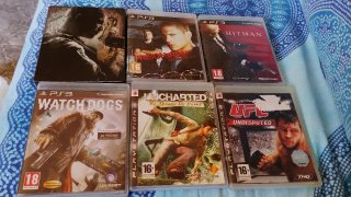 Lote 6 Juegos PS3: Watch Dogs, Uncharted, UFC, Hit