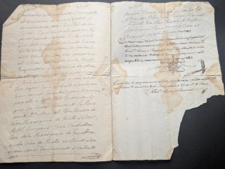 Manuscrito Carlos IV Sellado
