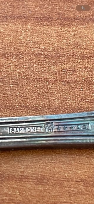 Cucchiaino antico Sambonet argentato Silver plated
