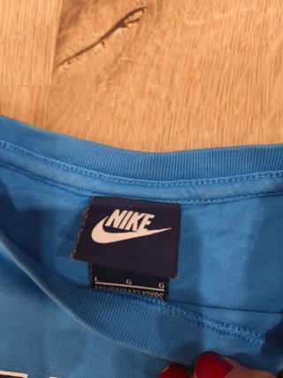 Camiseta Nike niño azul