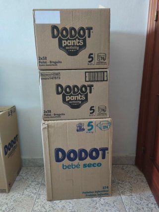 Lote Pañales Dodot Activity Talla 5