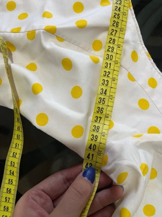Traje Flamenca blanco Lunares Amarillo y Morado