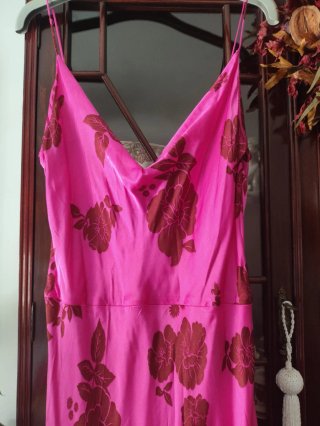 Vestido Zara XL, lencero