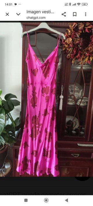 Vestido Zara XL, lencero