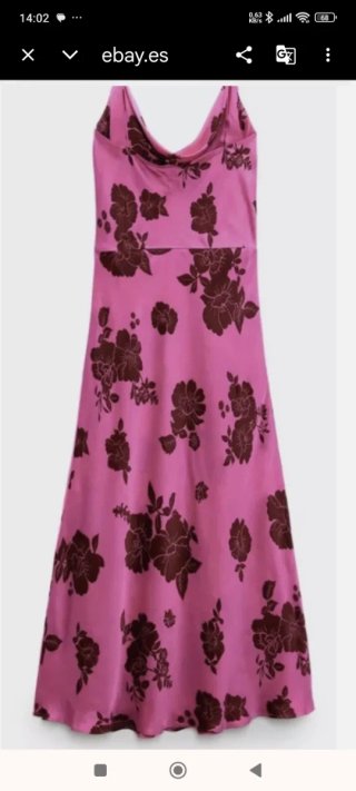 Vestido Zara XL, lencero