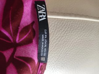 Vestido Zara XL, lencero